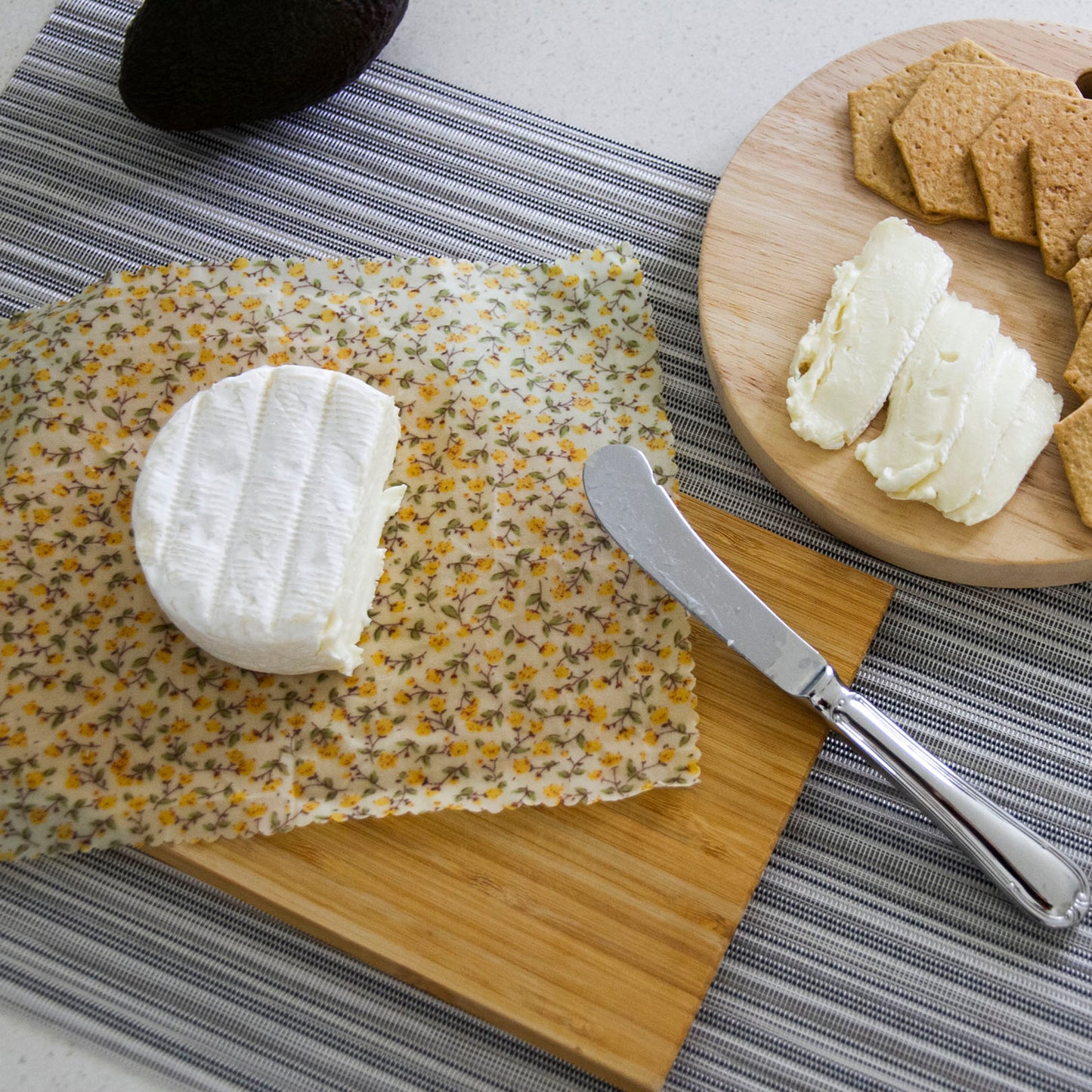 Hanie Beeswax Food Wrap keeps cheese fresh and away from mould