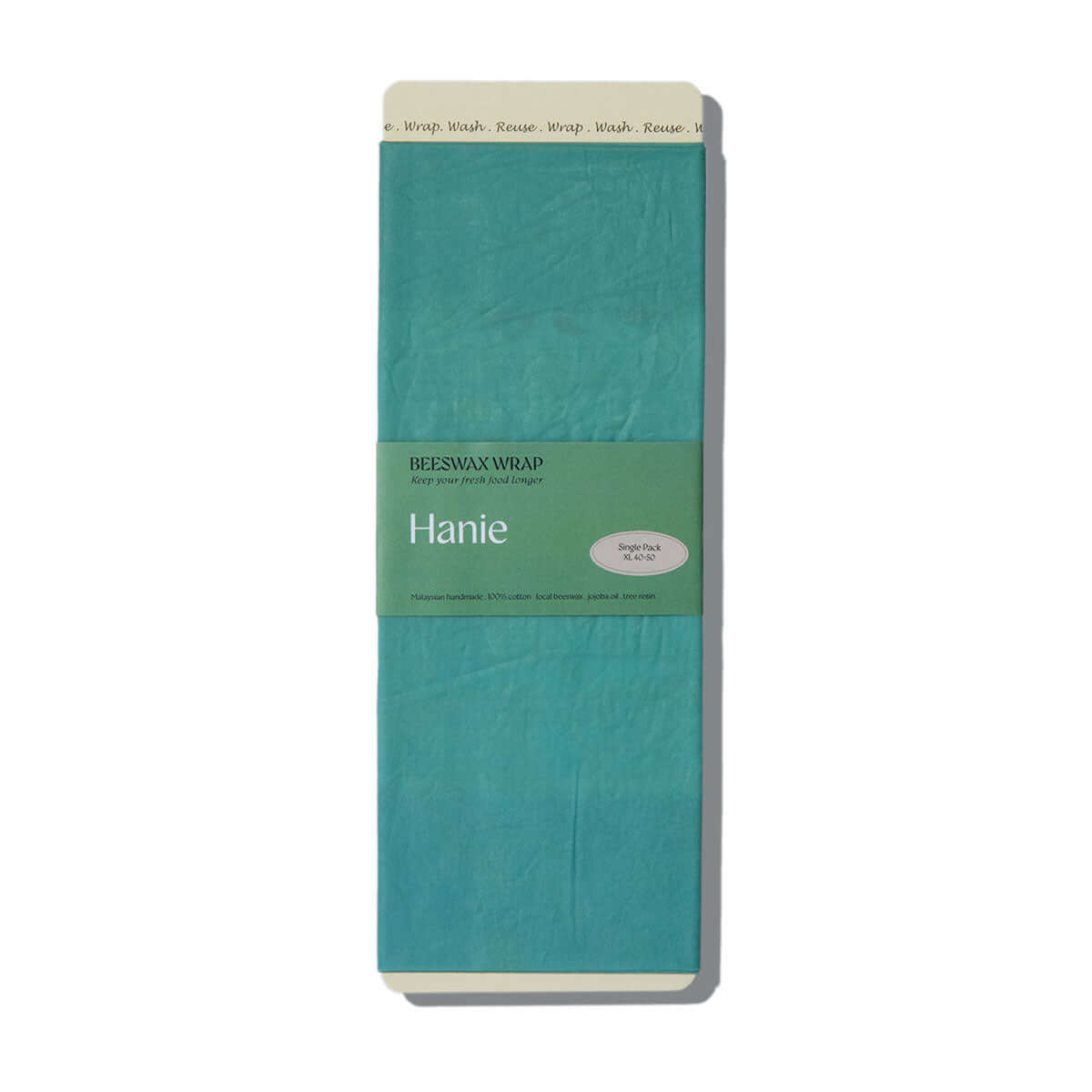 Beeswax Food Wraps - Single Pack: Assorted Solid Colours