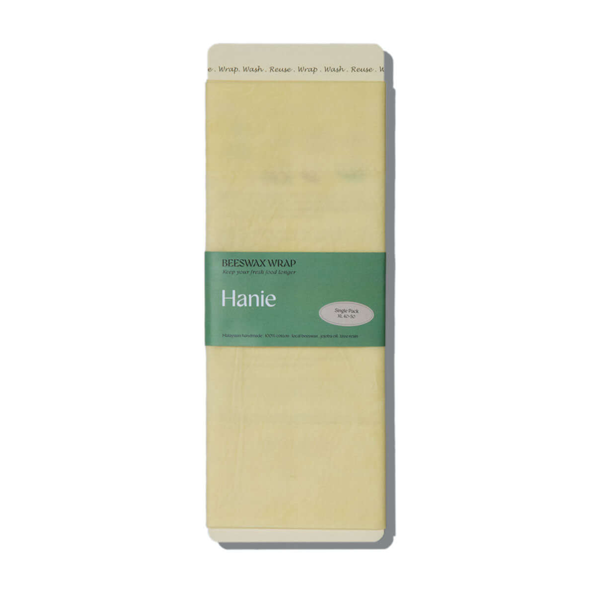 Beeswax Food Wraps - Single Pack: Assorted Solid Colours