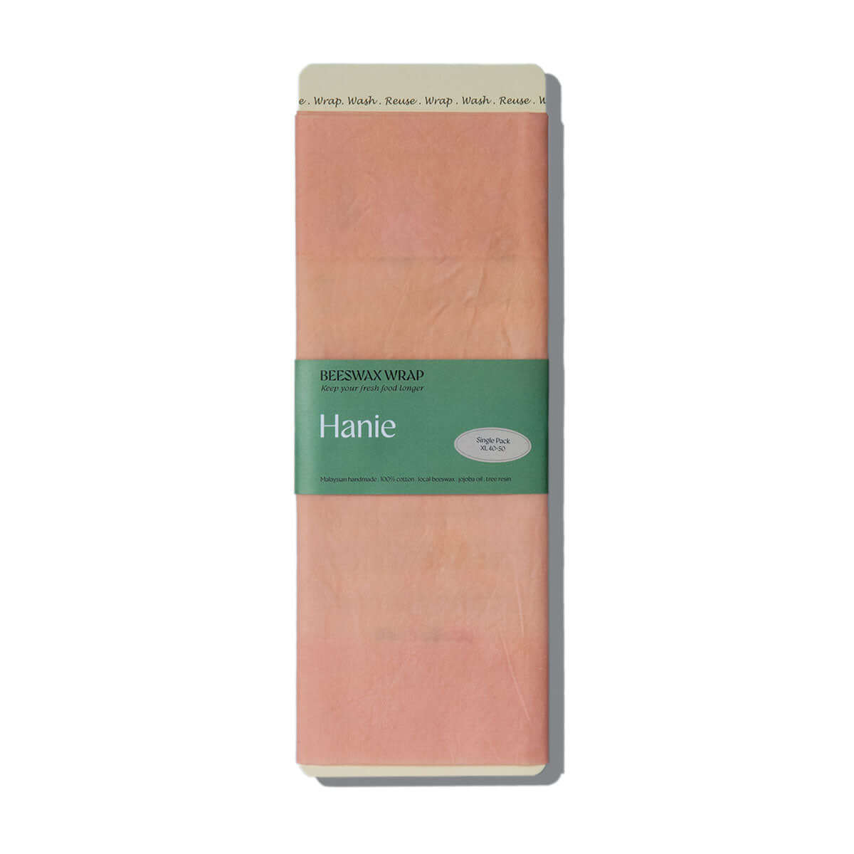 Beeswax Food Wraps - Single Pack: Assorted Solid Colours