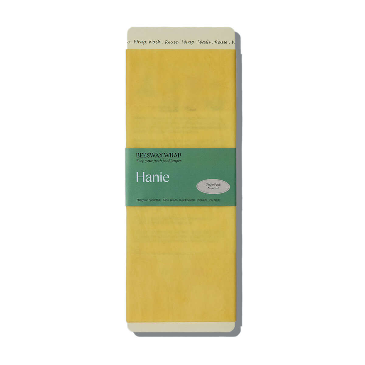 Beeswax Food Wraps - Single Pack: Assorted Solid Colours