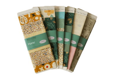 Beeswax Food Wraps - Single Pack XL : Acorn Green