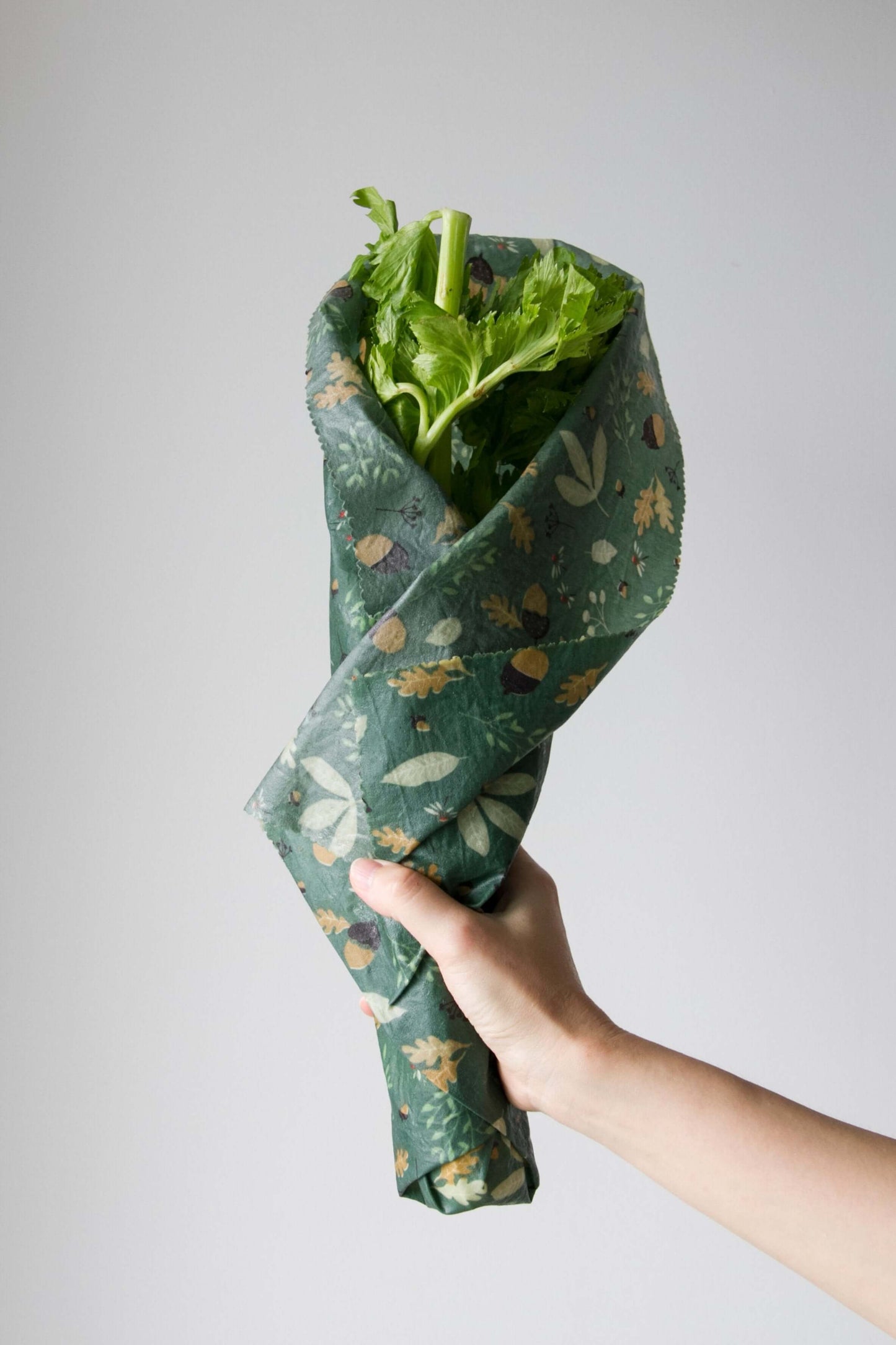 Beeswax Food Wraps - Single Pack XL : Acorn Green