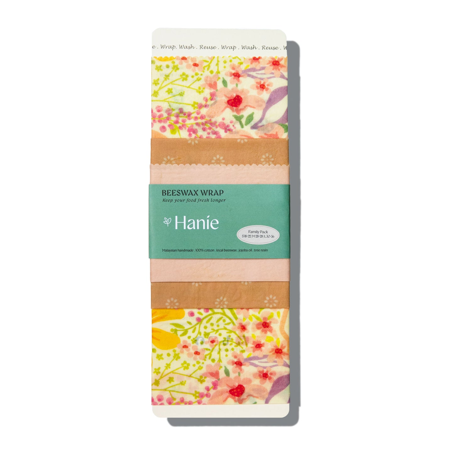 Beeswax Food Wraps - Family Pack : Wildflower Waltz