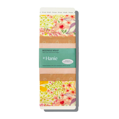 Beeswax Food Wraps - Family Pack : Wildflower Waltz