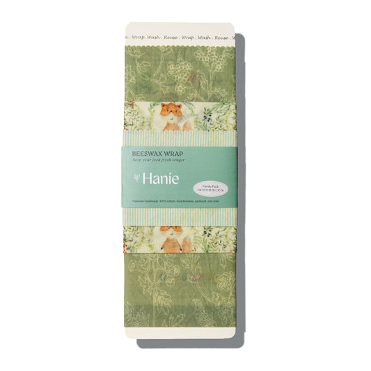 Beeswax Food Wraps - Family Pack : Forest & Fable