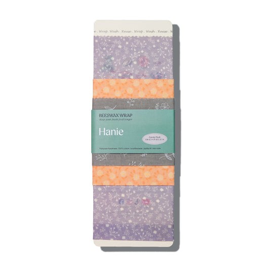 Beeswax Food Wraps - Family Pack : Pastel Garden