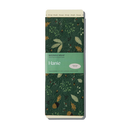 Beeswax Food Wraps - Single Pack XL : Acorn Green