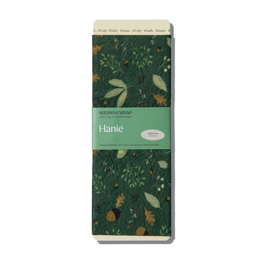 Beeswax Food Wraps - Single Pack XL : Acorn Green