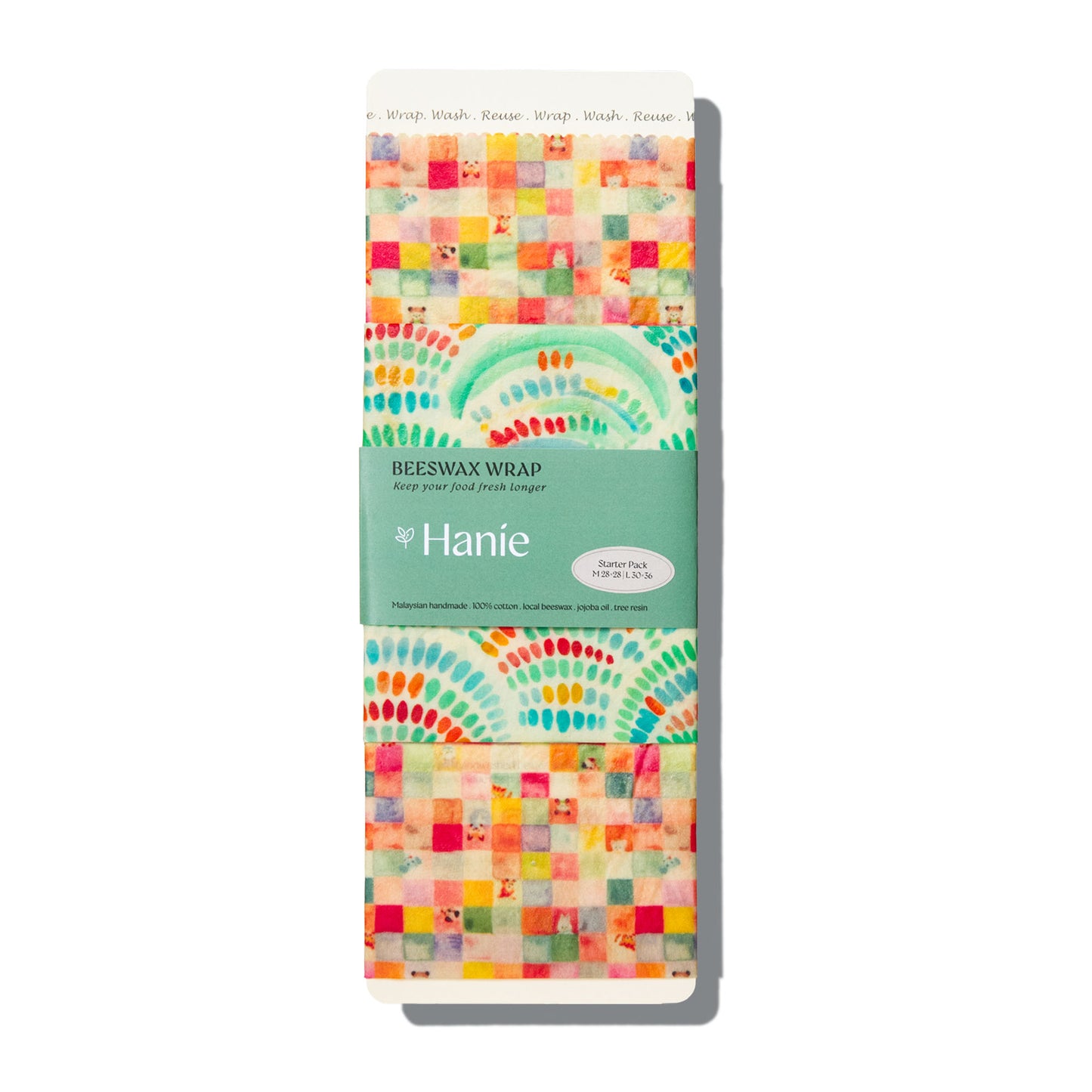 Beeswax Food Wraps - Starter Pack : Sunshine Mosaic