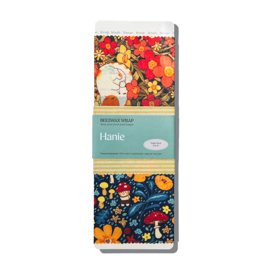 Beeswax Food Wraps - Triple Pack S : Cuteness Overload