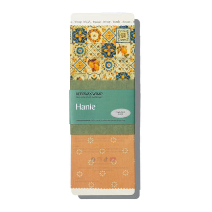 Beeswax Food Wraps - Triple Pack S : Terra Citrus